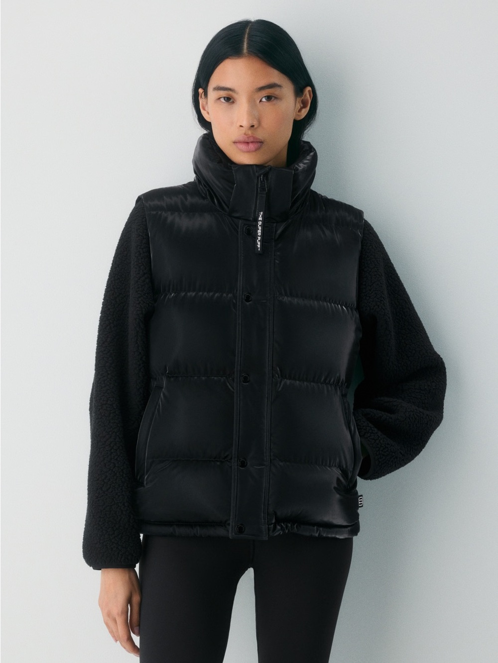Aritzia Super puff vest - liquid shine